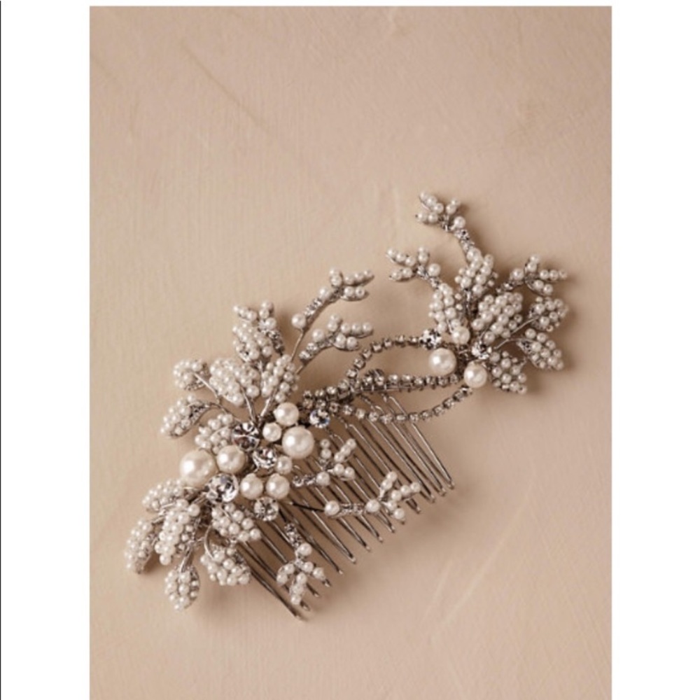 BHLDN pearl wedding comb